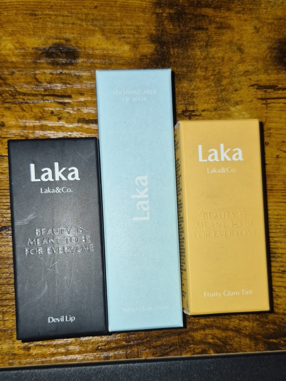 Laka Lip Trio Nwt